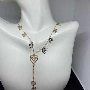 18k Saudi gold necklace 18inch